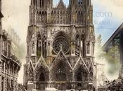 tourisme d'après-guerre s'organise parvis cathédrale Reims