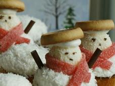Cupcakes Bonhommes neige