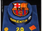 Cake design football club barcelone