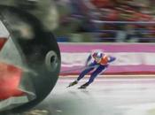 Sotchi: patinage vitesse rencontre Mario Kart