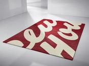 tapis typographiques Linus Dean