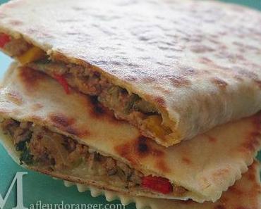 Gozleme à la viande épicée : Crêpes turques