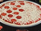 Pizza présente concept table interactive pour préparer