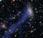 Hubble photographie galaxie fait arracher partie