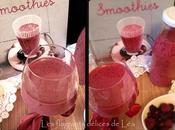 Smoothie fruits rouge grenade