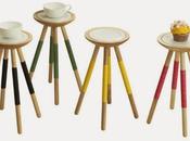 TIME: petites tables tabourets Design
