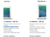 MacBook nouveaux processeurs baisse prix l’Apple Store