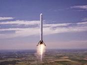 Tintin rêvé, SpaceX fait fusée décollage-atterrissage vertical