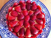 Gâteau fraises croustillant