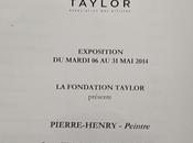 Fondation TAYLOR exposition PIERRE-HENRY Jean-Théobald JACUS- Jean-Pierre ALAUX