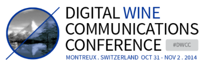 Digital Wine Communication Conference 2014 Montreux Suisse