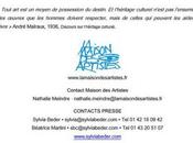 Maison Artistes ………………….une disparition