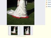 Filoutage robe mariée