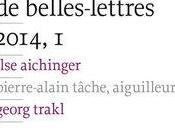 [revues] Revue Belles-Lettres, 2014, Alain Lance