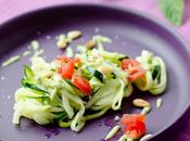 Linguine courgettes pesto basilic-menthe