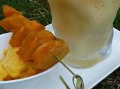 Dessert glacé mangue