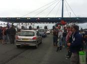 Péage pont ‪#‎Ré‬ gratuit samedi juillet. Manifestation ostréiculteurs mytiliculteurs.