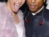 Pharrell Williams avec Miley Cyrus.