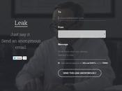 Envoyer emails anonyme avec Leak