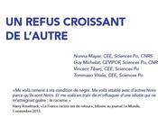refus croissant l'autre