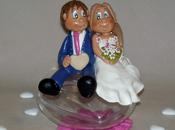 contenant dragée avec jeune marié