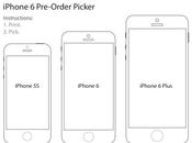 'Patron' imprimer pour vous aider choisir taille votre prochain iPhone
