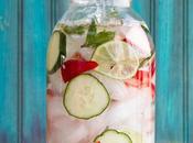 Idée recettes pour l'été j'ai testé eaux aromatisées fruits detox water