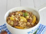 Salade automnale crozets bio, pommes, marrons comté