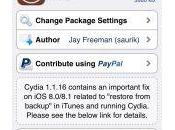 Jailbreak Cydia 1.1.16 disponible