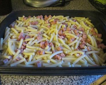 GRATIN DE PATES AU JAMBON