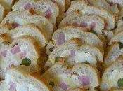 Baguette fourrée pour apéritif