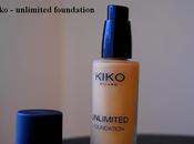 Unlimited Foundation Kiko minute Fond Teint d’Hiver