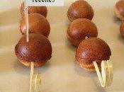 Brochettes pain d’épices pour accompagner foie gras