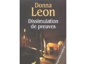 suis train lire:"Dissimulation preuves" Donna Leon