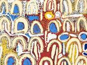 Focus oeuvre Jakayu BILJABU, peintre aborigène, Australie Occidentale