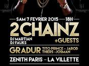 Chainz concert avec Gradur Février Zénith Paris