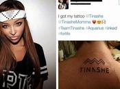 Tinashe tatoue dans