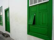 Canaries Maisons cubiques blanches façades Lanzarote
