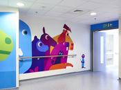 Londres: artistes designers décorent hôpital pour enfants