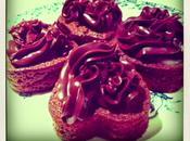 Cupcakes chocolat coeur caramel...par hayley