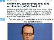 Profanations cimetières l’indignation géométrie variable
