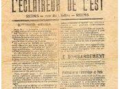 février 1915. l’imprimerie l’Éclaireur l’Est, démolie partie nouvel obus, dans journée d’hier.