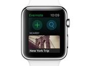 L'App Evernote votre iPhone dans l'Apple Watch