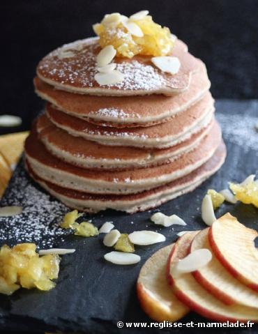 Pancakes bio à la châtaigne sans gluten ni lait