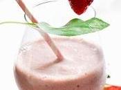 milk shake fraise basilic