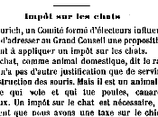 Impôt chats
