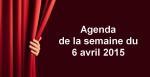 Agenda semaine avril 2015