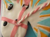 Gâteau cheval pour l’anniversaire fille
