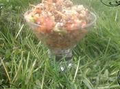 Salade quinoa, lentilles petits légumes
