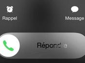 iPhone Comment décliner appel lorsque bouton glissé Répondre apparaît?